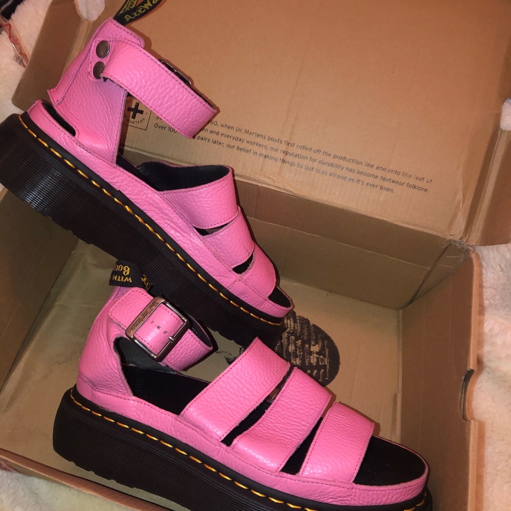 Pink Dr. Martins